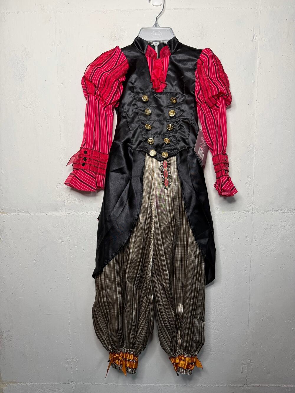 NEW Disney Store Queen of Hearts Alice Looking Glass Costume Size 5/6